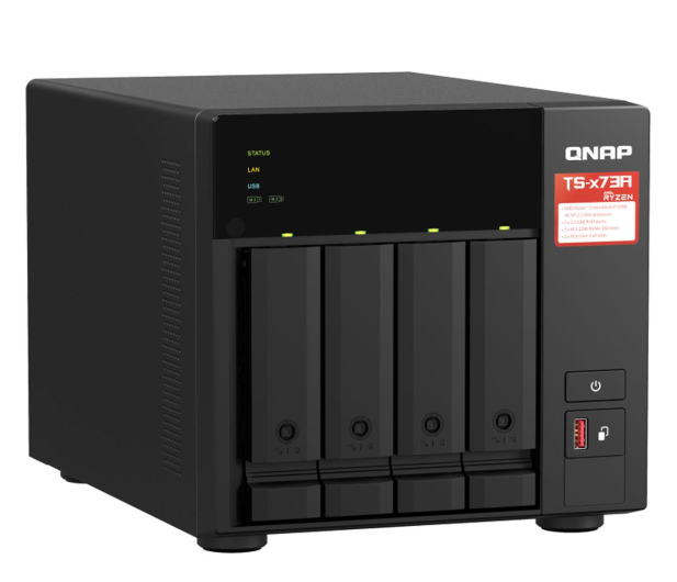 QNAP Serwer NAS TS-473A AMD Ryzen QC2.2 GHz.2.5GbE 8 GB RAM - 654087 - zdjęcie 3